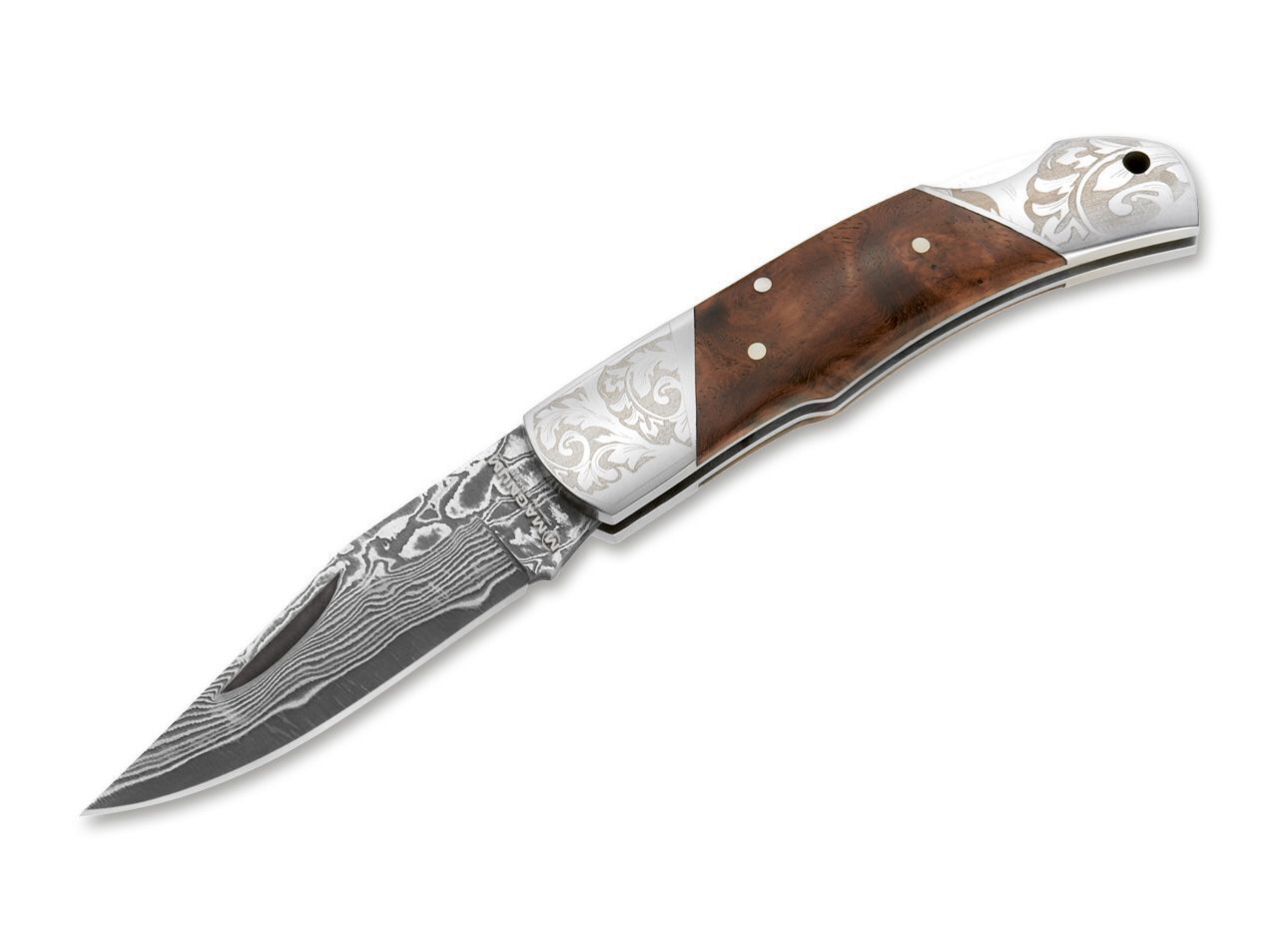 Magnum by Boker - Duke Damascus Folding Knife, Elegant Utility Knife ...