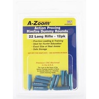 A-Zoom 22 LR Action Proving Dummy Rounds - 12 Pack