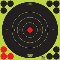 ProShot Splatter Shot 12in Green Bullseye Target - 12 Pack