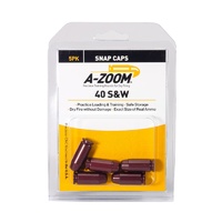 A-Zoom Metal Snap Caps 40 S&W - 5Pk