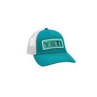 Yeti Logo Badge Hat - Green/AqBlue