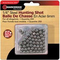 Marksman Steel Slingshot Pellets 6mm - 150pk