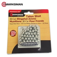 Marksman Steel Slingshot Pellets 30cal - 150pk