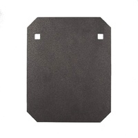 Black Carbon 16mm 5/4 Series Rectangle Small Target Plate 200 X 250mm Bisalloy 500