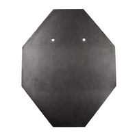 Black Carbon 16mm IPSC Standard Target Plate Bisalloy 500