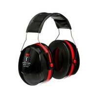 3M Peltor H540a Black and Red Headband Earmuff - 33dB