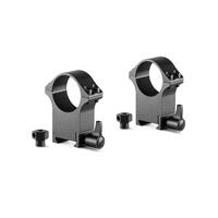 Hawke Professional Steel Ring Mounts Weaver, 30mm Diameter, Extra High (Nut & Lever) (2 Piece)