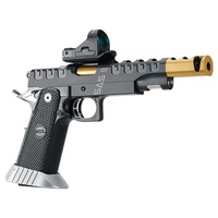 Bul Armory SAS II Ultimate Racer Pistol – Black and Gold - Titanium Nitride Coated