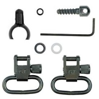 Grovtec Two Piece Barrel Band Swivel Set .700-.750in 1in Loops