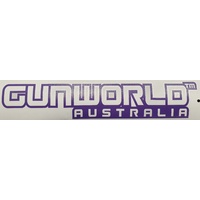 Gun World Australia Large Sticker Purple