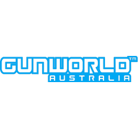 Gun World Australia Medium Sticker Blue