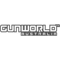 Gun World Australia Small Sticker Grey