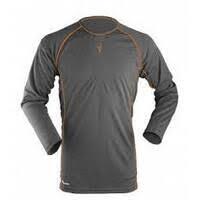 Hunters Element Prime Winter Long Sleeve Zip Charcoal X-Large