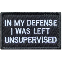 In My Defence Morale Patch (WHITE)