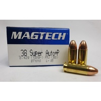 Magtech 38 Super +P 130 Gr. FMJ 50 Pack