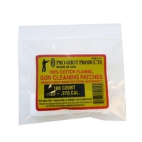 Pro-Shot Round Cleaning Patches 22-270 100pk