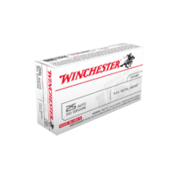 Winchester USA value pack 25 Auto 50gr FMJ 50pk