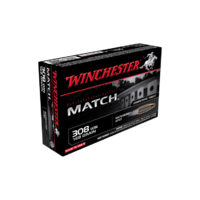 Winchester Supreme Match 308Win 168 Gr. Sierra BTHP (Boat Tail Hollow Point) 20 Pack