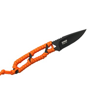 Spika Pack-Light Fixed Blade with orange paracord - Black