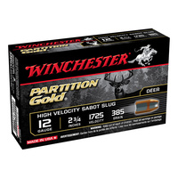 Winchester Supreme Partition Gold 12 Gauge Sabot Slug 385 Gr. 2-3/4" 5 Pack
