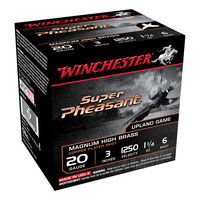 Winchester Super X Pheasant 20ga No 6 3in 36gm 25pk