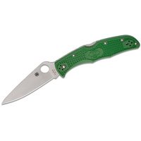 Spyderco Endura 4 Lightweight Green Flat Ground-Plain Blade