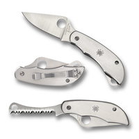Spyderco ClipiTool Stainless - Plain/Serrated Blade
