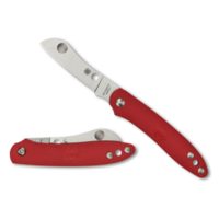 Spyderco Roadie Lightweight Red Plain Blade