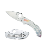 Spyderco Dragonfly Stainless Tattoo Plain Blade