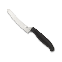 Spyderco Z-Cut Kitchen Knife Blunt Tip Lightweight Black
