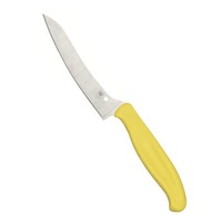 Spyderco Z-Cut Kitchen Knife Pointed Tip Lightweight Yellow