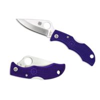 Spyderco Ladybug 3 Purple - Plain Blade