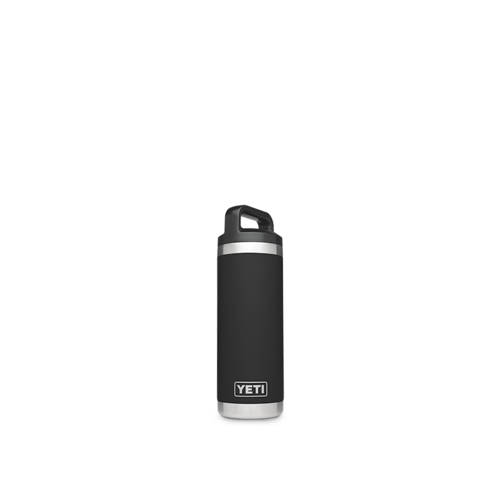 Yeti Rambler Bottle 18oz (532ml) Black - With Chug Cap