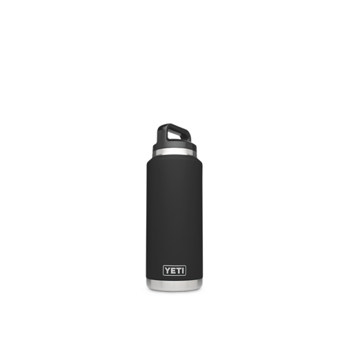Yeti Rambler Bottle 36oz (1L) Black - With Chug Cap