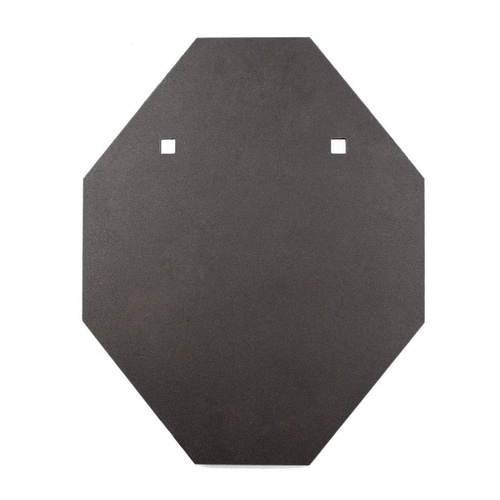 Black Carbon 8mm IPSC Mini Target Plate Bisalloy 500