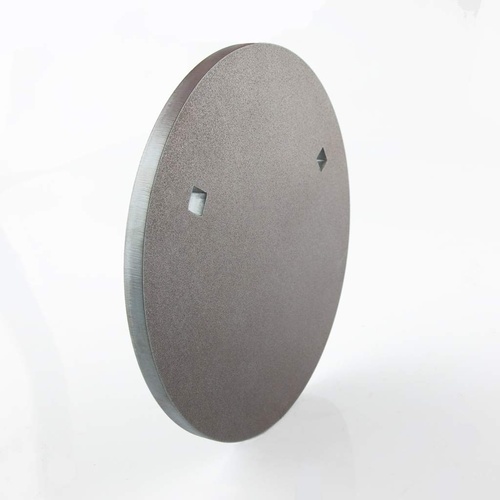 Black Carbon 250mm Round Gong 12mm - BISALLOY®500 Target