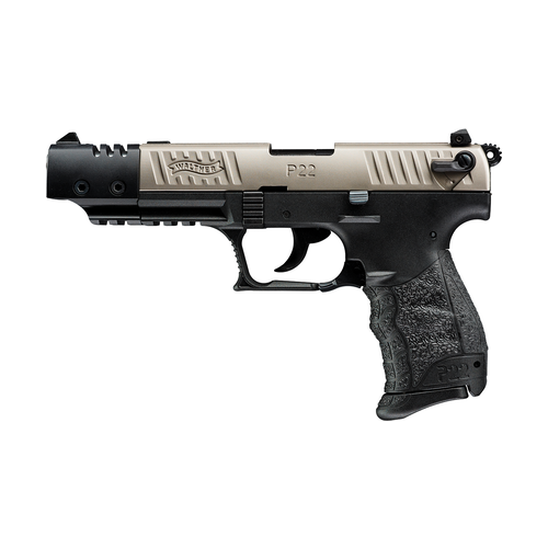 Walther P22QD Target Pistol 22LR Nickel Finish