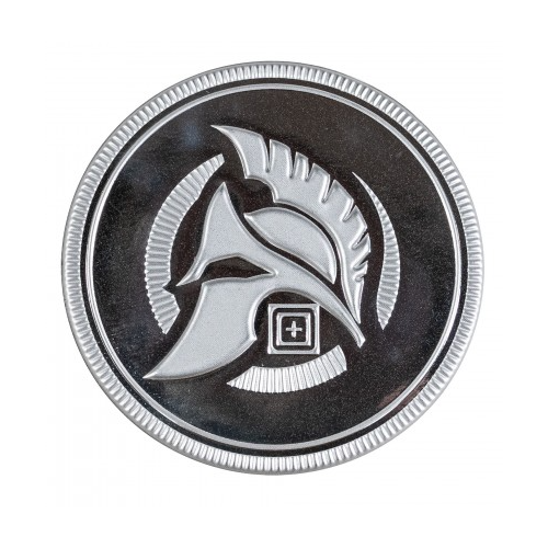 5.11 Tactical Spartan Coin Patch - Silver