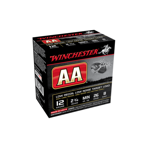Winchester AA Featherlite 12ga No 8 23/4in 26gm 25pk
