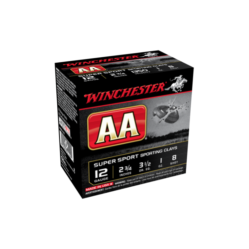 Winchester AA Super Sport 12G #8 Shot 2-3/4 in. 28 gm 25 Pk