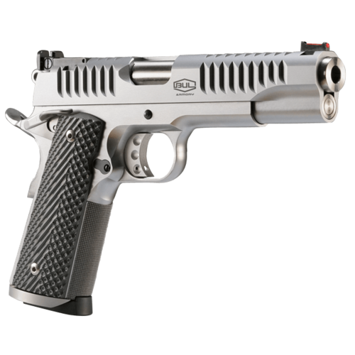 Bul Armory 1911 Trophy SAW 9mm - Silver and Gold (Titanium Gold Plated Barrel)