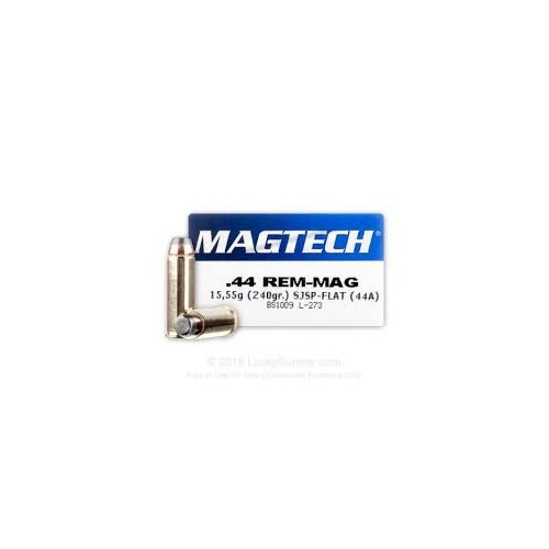 Magtech 44 Magnum 240gr SJSP Flat 50pk