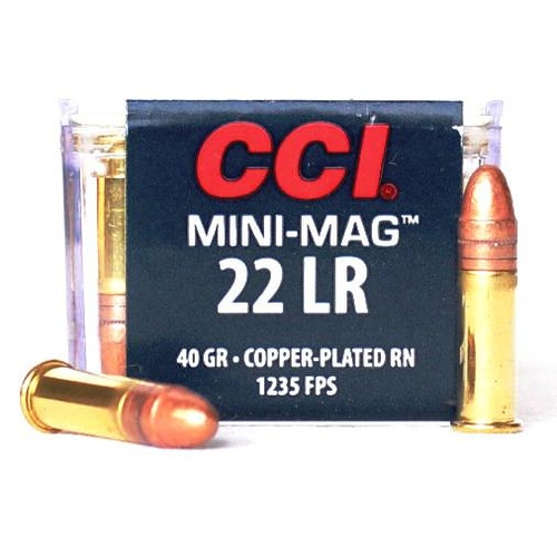 CCI 22LR Mini Mag 40Gr. CPRN HV 1235FPS 100 Pack