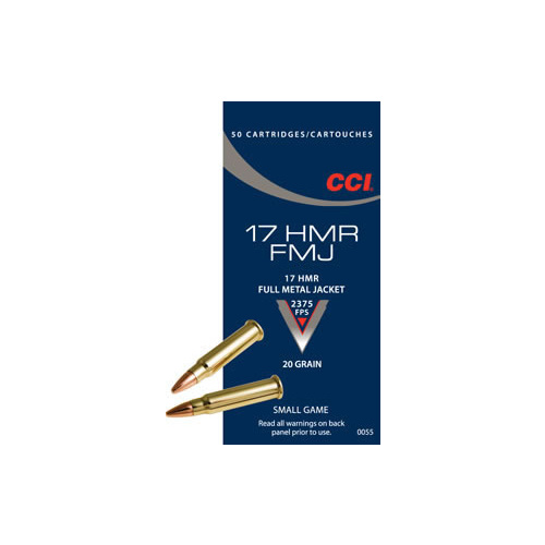 CCI 17HMR 20 Gr. FMJ 2375FPS - 50 Pack
