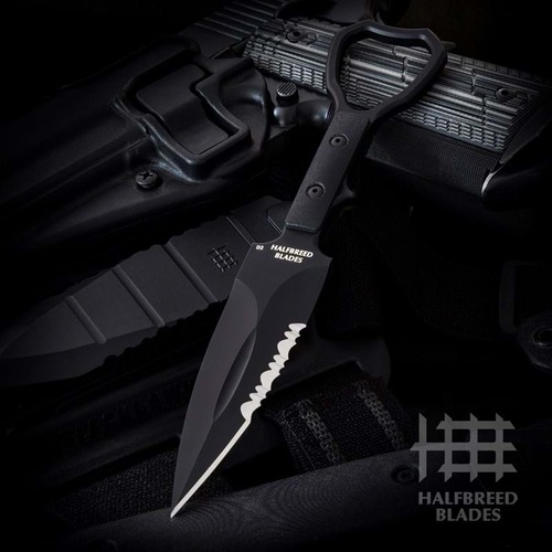 Halfbreed Blades CCK-01 Compact Clearance Knife - Spear-point - Black