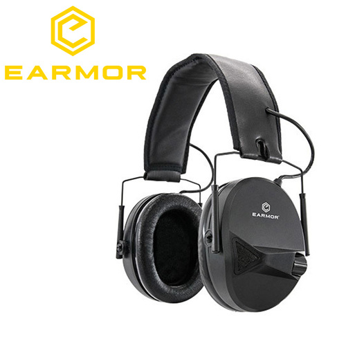 Earmor M30 Electronic Hearing Protection - Black Ear Muffs