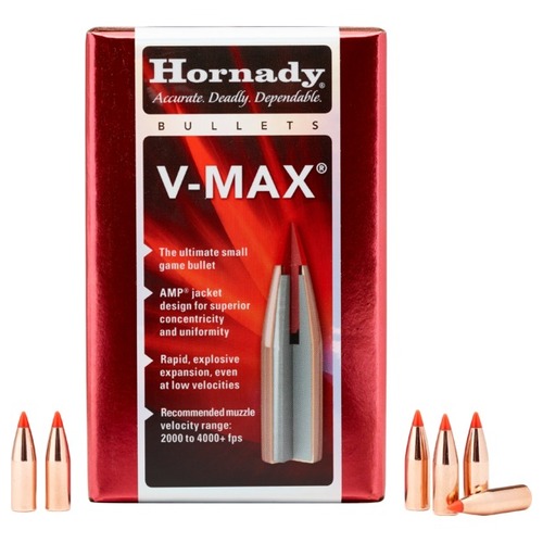 Hornady 22 cal 40 grain V-MAX Projectiles 100 pack