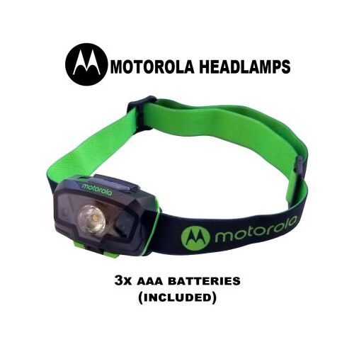 Motorola Motion Sensing Headlamp 240 Lumen