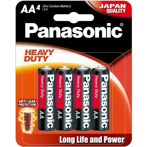 Panasonic Heavy Duty AA Battery 4pk