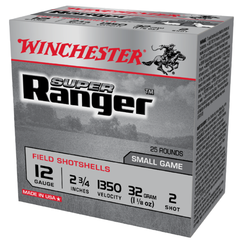 Winchester Super Ranger 12 Gauge #2 Shot 2-3/4" 32 Gram